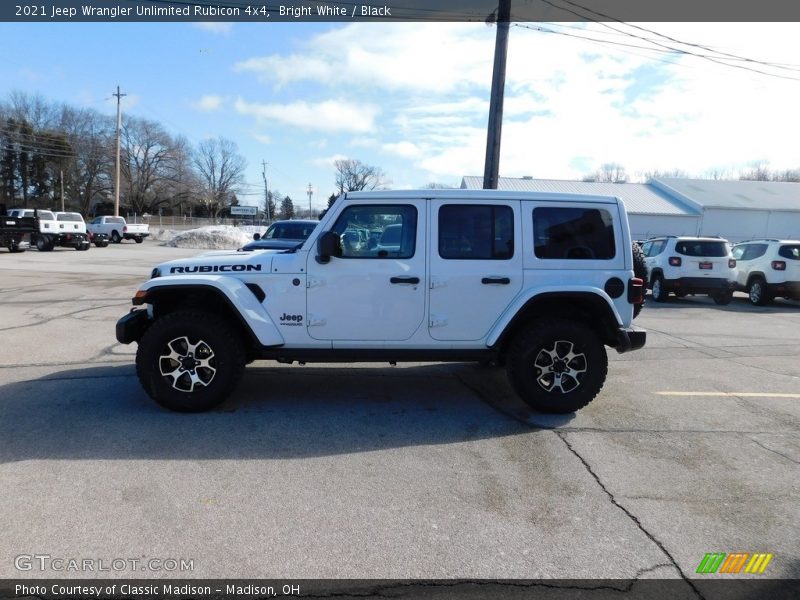 Bright White / Black 2021 Jeep Wrangler Unlimited Rubicon 4x4