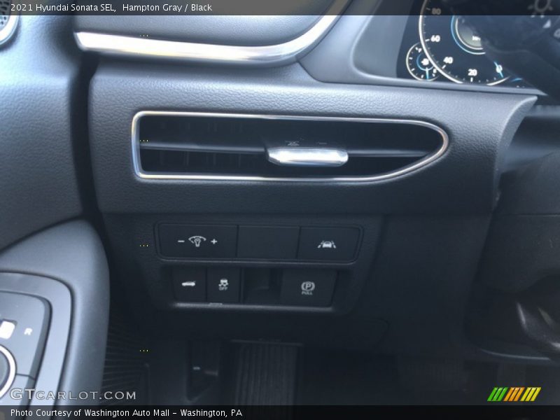 Hampton Gray / Black 2021 Hyundai Sonata SEL