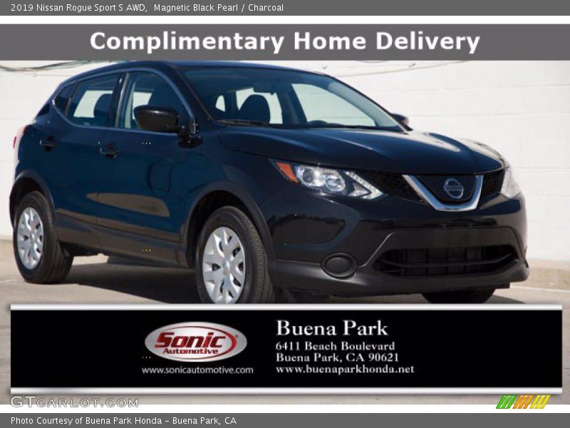Magnetic Black Pearl / Charcoal 2019 Nissan Rogue Sport S AWD