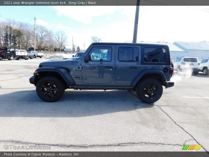 Sting-Gray / Black 2021 Jeep Wrangler Unlimited Sport 4x4