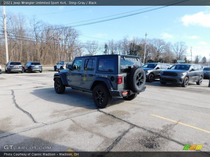 Sting-Gray / Black 2021 Jeep Wrangler Unlimited Sport 4x4