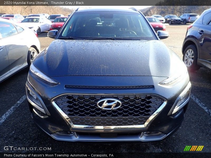 Thunder Gray / Black 2020 Hyundai Kona Ultimate