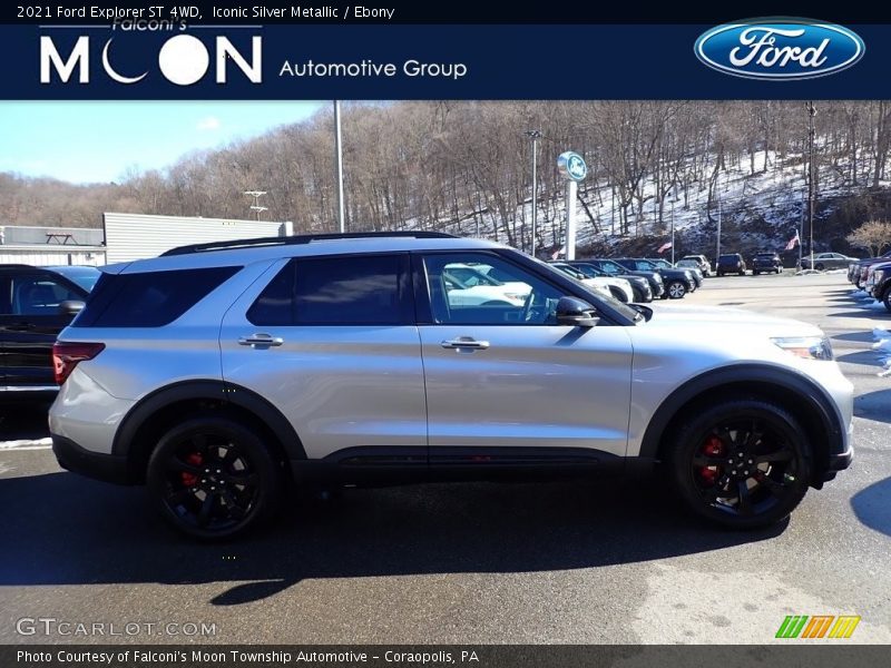 Iconic Silver Metallic / Ebony 2021 Ford Explorer ST 4WD