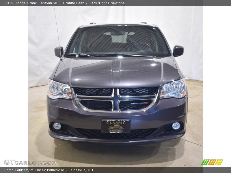 Granite Pearl / Black/Light Graystone 2019 Dodge Grand Caravan SXT