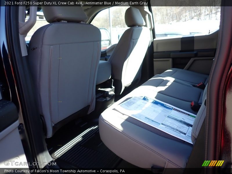 Antimatter Blue / Medium Earth Gray 2021 Ford F250 Super Duty XL Crew Cab 4x4