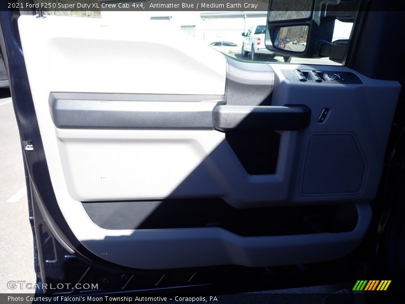 Antimatter Blue / Medium Earth Gray 2021 Ford F250 Super Duty XL Crew Cab 4x4