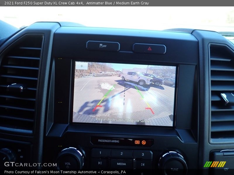Antimatter Blue / Medium Earth Gray 2021 Ford F250 Super Duty XL Crew Cab 4x4