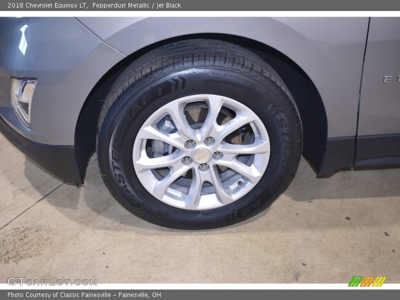 Pepperdust Metallic / Jet Black 2018 Chevrolet Equinox LT