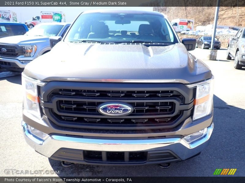 Stone Gray / Medium Dark Slate 2021 Ford F150 XL SuperCab 4x4