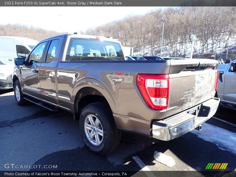 Stone Gray / Medium Dark Slate 2021 Ford F150 XL SuperCab 4x4