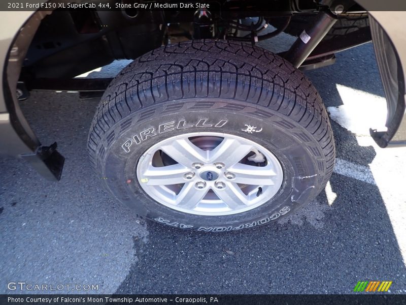 Stone Gray / Medium Dark Slate 2021 Ford F150 XL SuperCab 4x4