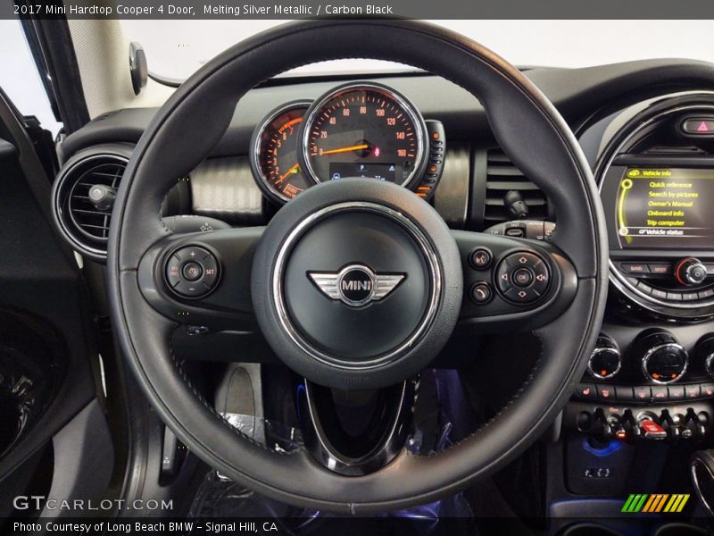 Melting Silver Metallic / Carbon Black 2017 Mini Hardtop Cooper 4 Door