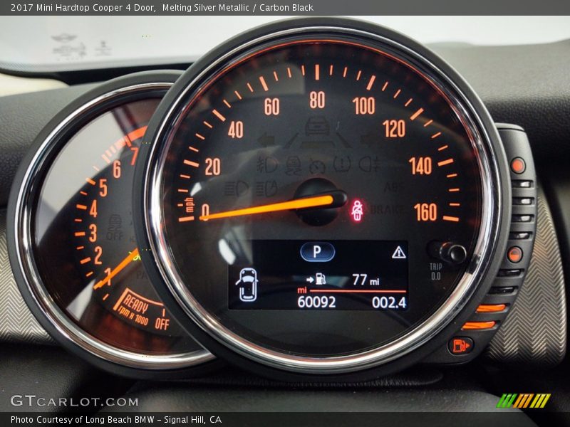 Melting Silver Metallic / Carbon Black 2017 Mini Hardtop Cooper 4 Door