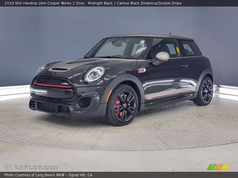 Midnight Black / Carbon Black Dinamica/Double Stripe 2019 Mini Hardtop John Cooper Works 2 Door