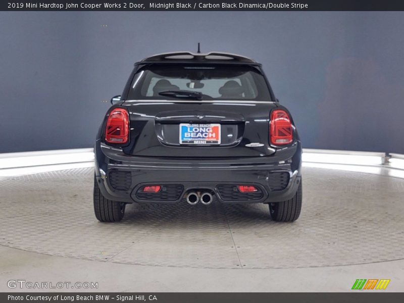 Midnight Black / Carbon Black Dinamica/Double Stripe 2019 Mini Hardtop John Cooper Works 2 Door