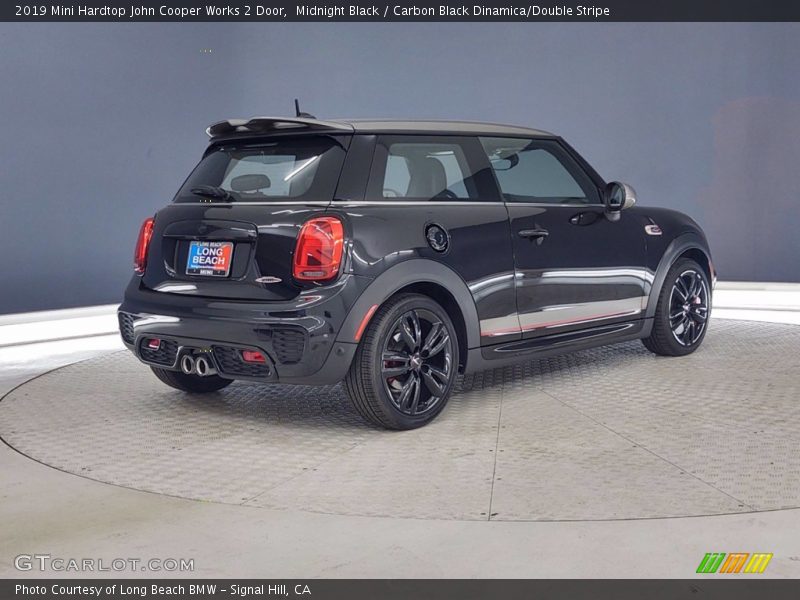 Midnight Black / Carbon Black Dinamica/Double Stripe 2019 Mini Hardtop John Cooper Works 2 Door