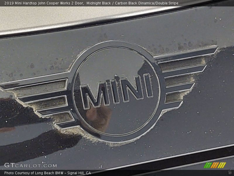 Midnight Black / Carbon Black Dinamica/Double Stripe 2019 Mini Hardtop John Cooper Works 2 Door