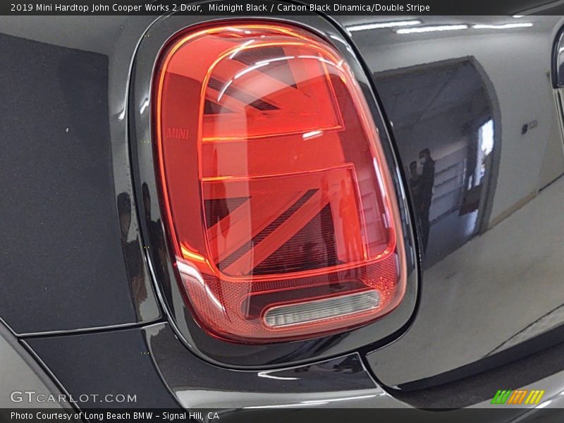 Midnight Black / Carbon Black Dinamica/Double Stripe 2019 Mini Hardtop John Cooper Works 2 Door