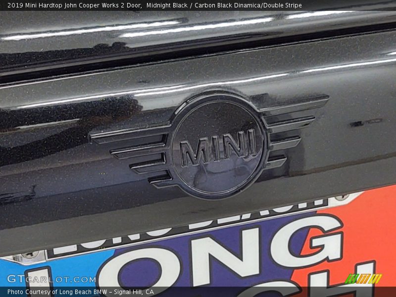 Midnight Black / Carbon Black Dinamica/Double Stripe 2019 Mini Hardtop John Cooper Works 2 Door