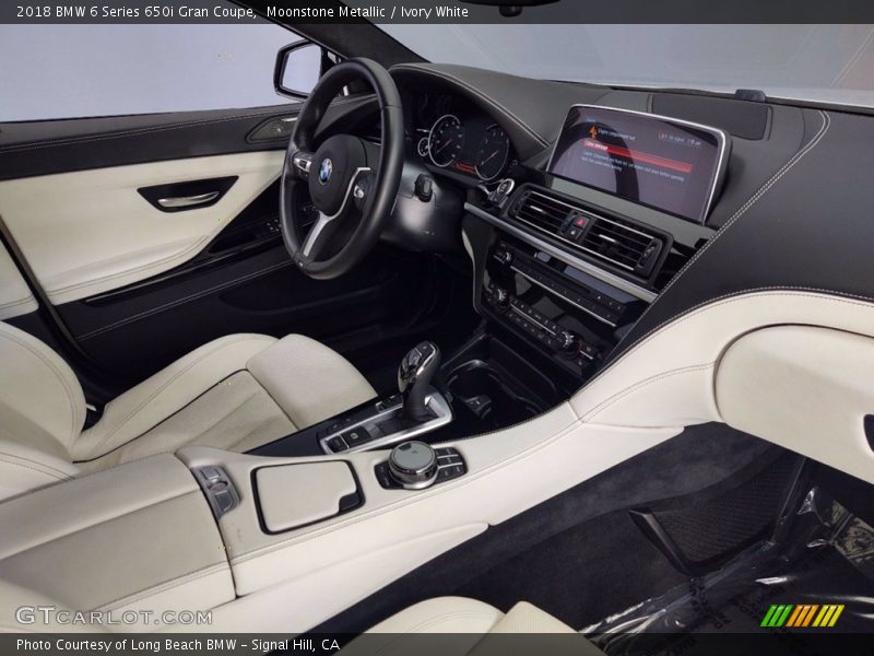  2018 6 Series 650i Gran Coupe Ivory White Interior