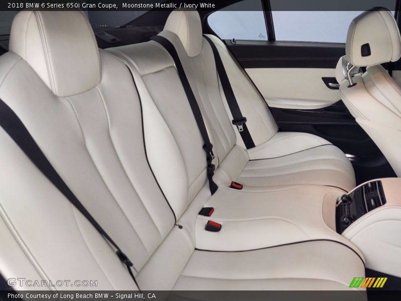 Rear Seat of 2018 6 Series 650i Gran Coupe