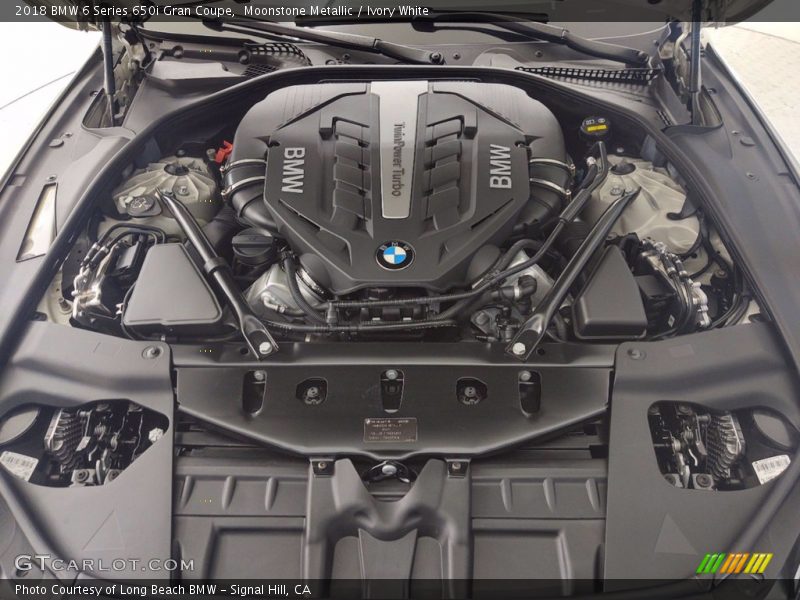  2018 6 Series 650i Gran Coupe Engine - 4.4 Liter TwinPower Turbocharged DOHC 32-Valve VVT V8