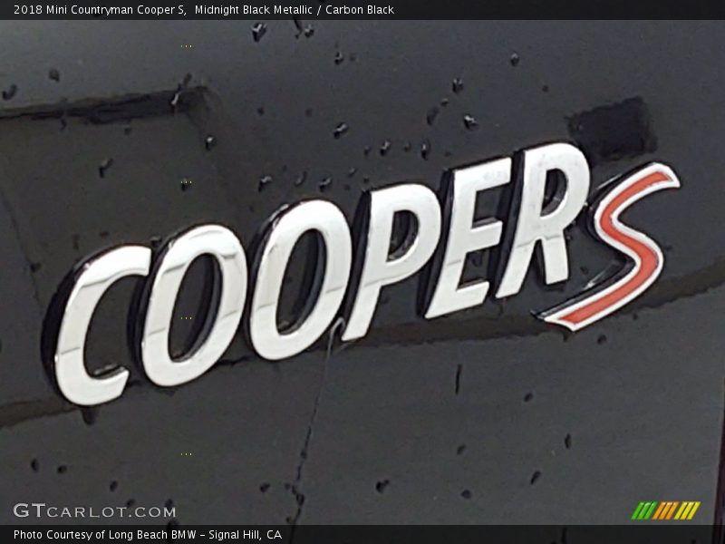Midnight Black Metallic / Carbon Black 2018 Mini Countryman Cooper S