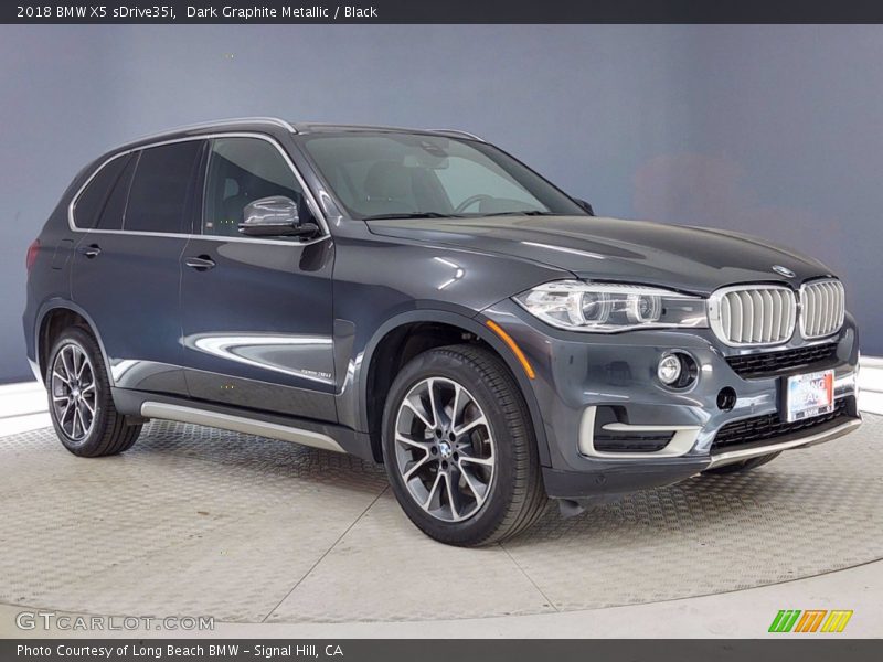 Dark Graphite Metallic / Black 2018 BMW X5 sDrive35i