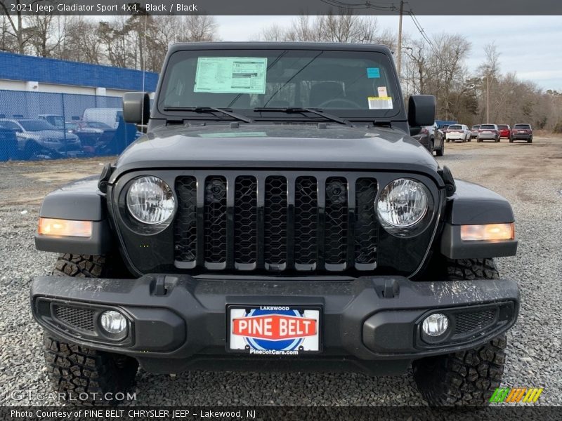 Black / Black 2021 Jeep Gladiator Sport 4x4