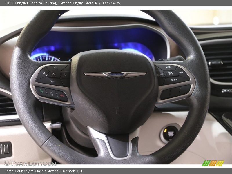 Granite Crystal Metallic / Black/Alloy 2017 Chrysler Pacifica Touring