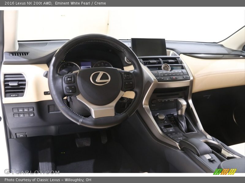 Dashboard of 2016 NX 200t AWD