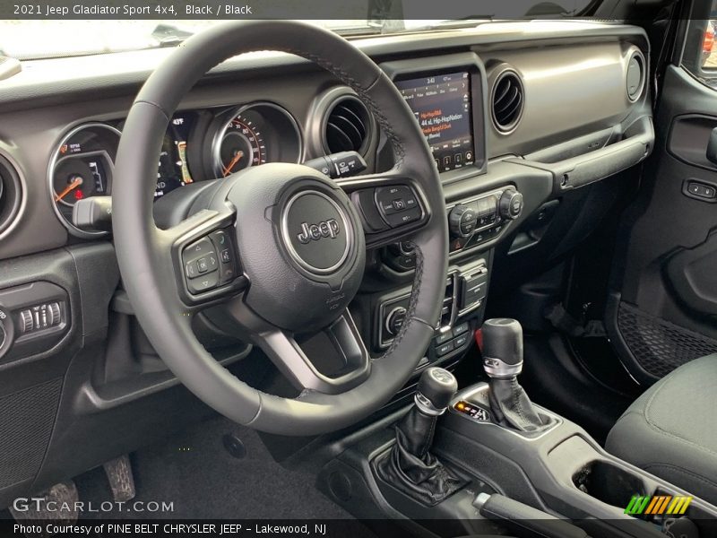 Black / Black 2021 Jeep Gladiator Sport 4x4