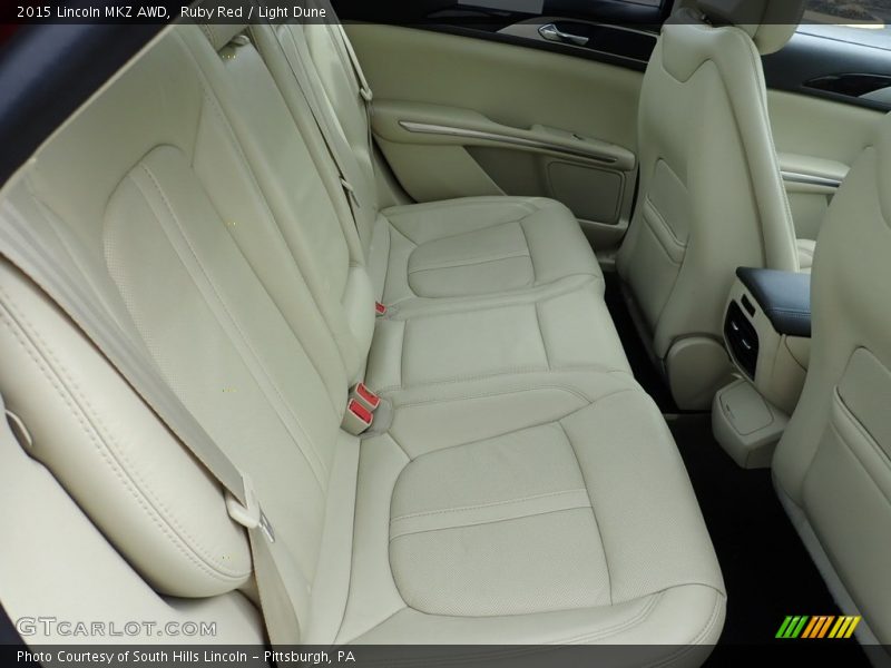 Rear Seat of 2015 MKZ AWD