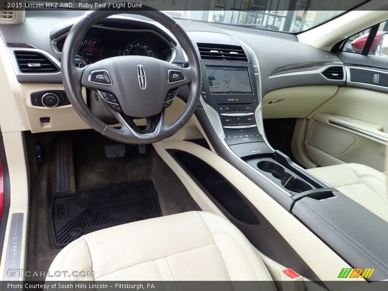  2015 MKZ AWD Light Dune Interior
