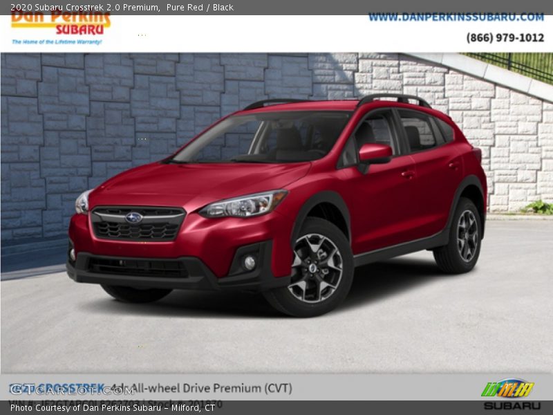 Pure Red / Black 2020 Subaru Crosstrek 2.0 Premium