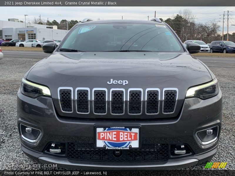 Granite Crystal Metallic / Black 2021 Jeep Cherokee Limited 4x4