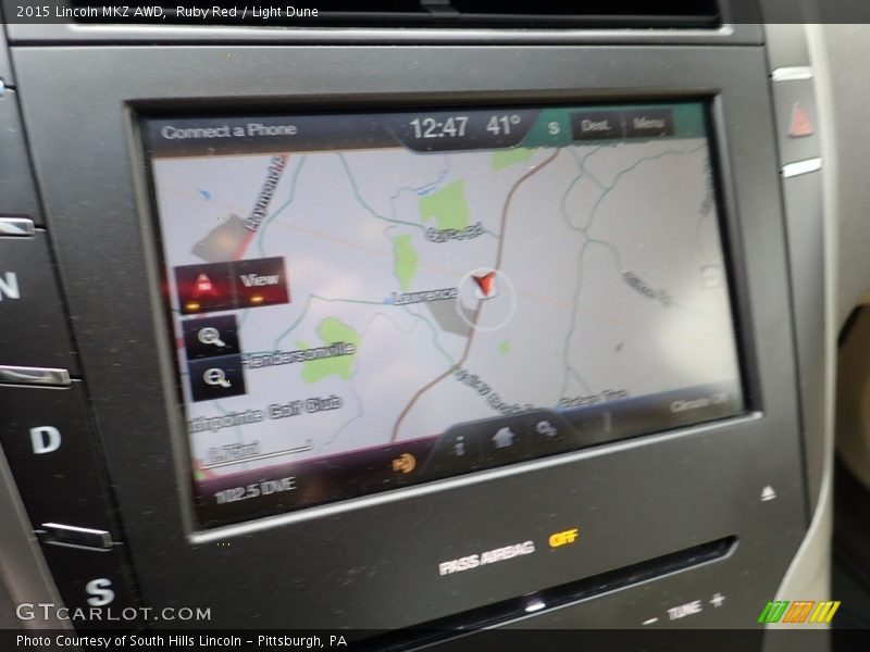 Ruby Red / Light Dune 2015 Lincoln MKZ AWD