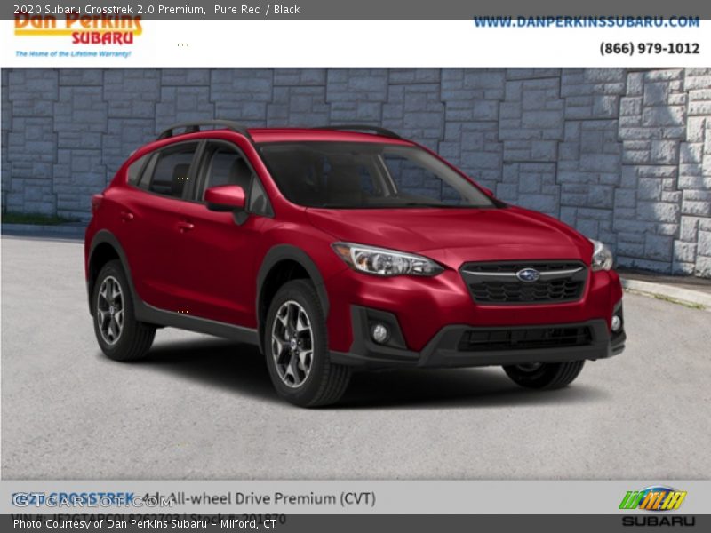 Pure Red / Black 2020 Subaru Crosstrek 2.0 Premium