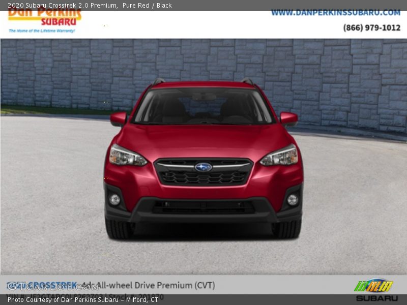 Pure Red / Black 2020 Subaru Crosstrek 2.0 Premium