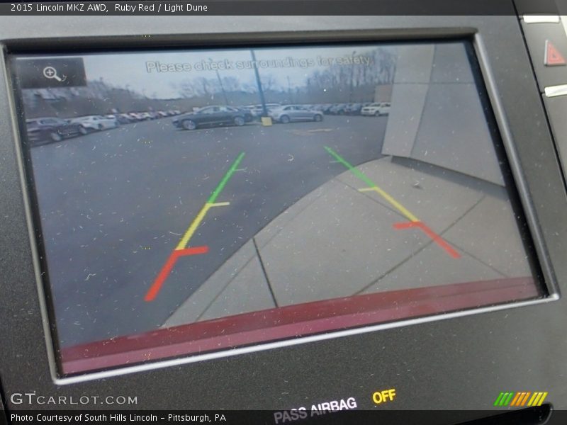 Ruby Red / Light Dune 2015 Lincoln MKZ AWD