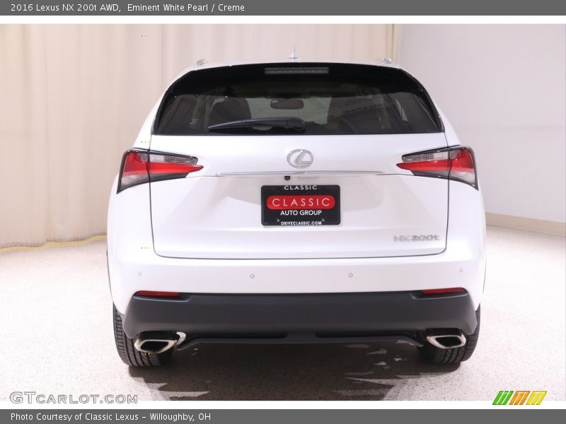 Eminent White Pearl / Creme 2016 Lexus NX 200t AWD