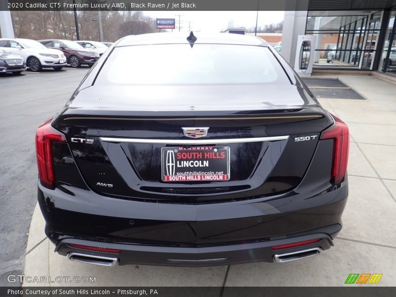Black Raven / Jet Black 2020 Cadillac CT5 Premium Luxury AWD