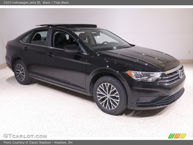 Black / Titan Black 2020 Volkswagen Jetta SE