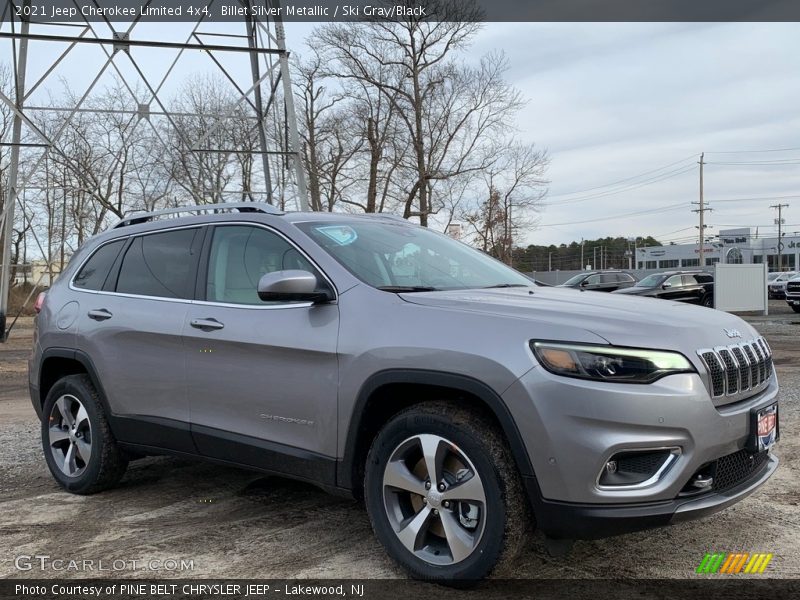 Billet Silver Metallic / Ski Gray/Black 2021 Jeep Cherokee Limited 4x4