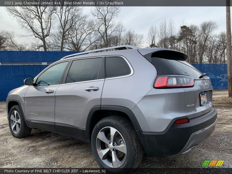 Billet Silver Metallic / Ski Gray/Black 2021 Jeep Cherokee Limited 4x4