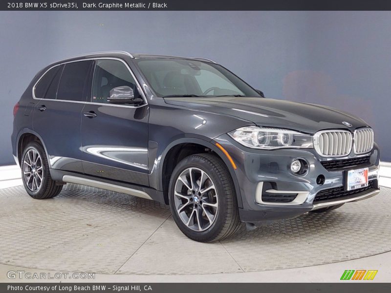 Dark Graphite Metallic / Black 2018 BMW X5 sDrive35i