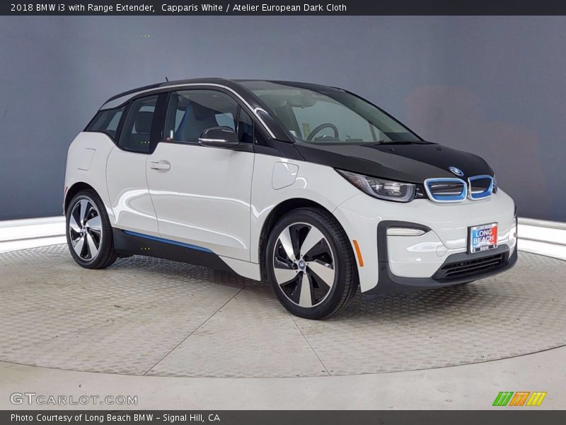 Capparis White / Atelier European Dark Cloth 2018 BMW i3 with Range Extender