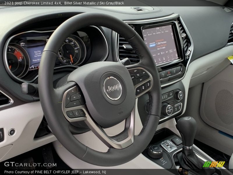 Billet Silver Metallic / Ski Gray/Black 2021 Jeep Cherokee Limited 4x4