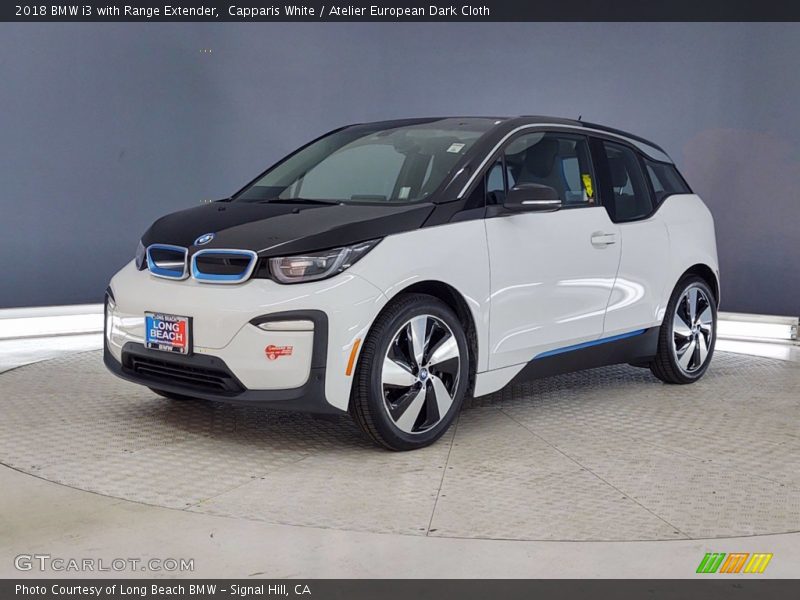 Capparis White / Atelier European Dark Cloth 2018 BMW i3 with Range Extender