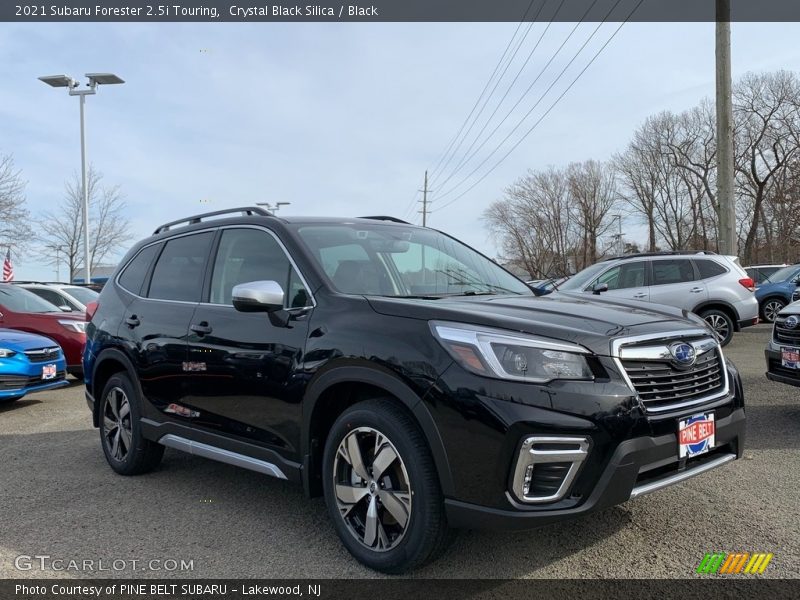 Crystal Black Silica / Black 2021 Subaru Forester 2.5i Touring